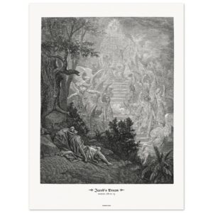 Jacob's Dream — Genesis 28:10-15 — by Gustavo Doré — Museum-Quality Matte Paper Poster
