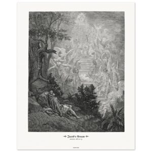 Jacob's Dream — Genesis 28:10-15 — by Gustavo Doré — Museum-Quality Matte Paper Poster
