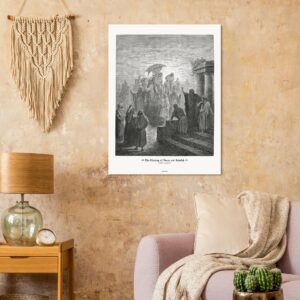 The Meeting of Isaac and Rebekah — Genesis 24:53-67 — by Gustavo Doré — Museum-Quality Matte Paper Poster