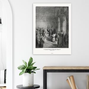 Joseph Interprets Pharaoh's Dream — Genesis 41:15-41 — by Gustavo Doré — Museum-Quality Matte Paper Poster