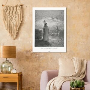 Jacob Tends Laban's Flocks and Meets Rachel — Genesis 29:01-20 — by Gustavo Doré — Museum-Quality Matte Paper Poster