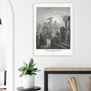 The Meeting of Isaac and Rebekah — Genesis 24:53-67 — by Gustavo Doré — Museum-Quality Matte Paper Poster