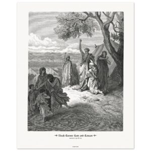Noah Curses Ham and Canaan — Genesis 09:18-27 — by Gustavo Doré — Museum-Quality Matte Paper Poster