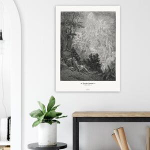 Jacob's Dream — Genesis 28:10-15 — by Gustavo Doré — Museum-Quality Matte Paper Poster
