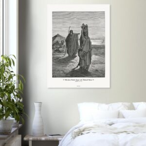 Abraham Sends Hagar and Ishmael Away — Genesis 21:01-14 — by Gustavo Doré — Museum-Quality Matte Paper Poster