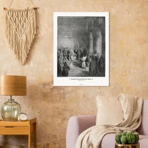 Joseph Interprets Pharaoh's Dream — Genesis 41:15-41 — by Gustavo Doré — Museum-Quality Matte Paper Poster