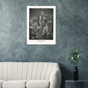 Jacob Goes to Egypt — Genesis 46:01-6,26-34 — by Gustavo Doré — Museum-Quality Matte Paper Poster