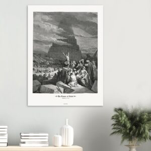 The Tower of Babel — Genesis 11:01-9 — by Gustavo Doré — Museum-Quality Matte Paper Poster