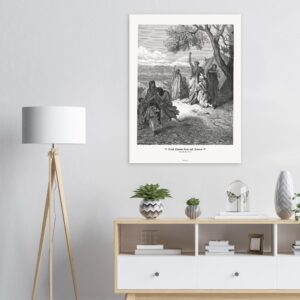 Noah Curses Ham and Canaan — Genesis 09:18-27 — by Gustavo Doré — Museum-Quality Matte Paper Poster