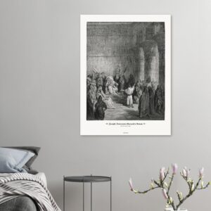 Joseph Interprets Pharaoh's Dream — Genesis 41:15-41 — by Gustavo Doré — Museum-Quality Matte Paper Poster