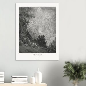 Jacob's Dream — Genesis 28:10-15 — by Gustavo Doré — Museum-Quality Matte Paper Poster