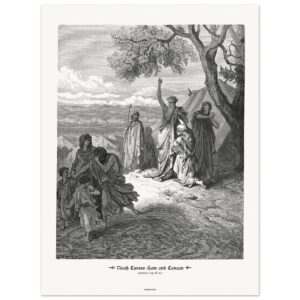 Noah Curses Ham and Canaan — Genesis 09:18-27 — by Gustavo Doré — Museum-Quality Matte Paper Poster