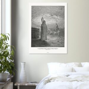 Jacob Tends Laban's Flocks and Meets Rachel — Genesis 29:01-20 — by Gustavo Doré — Museum-Quality Matte Paper Poster