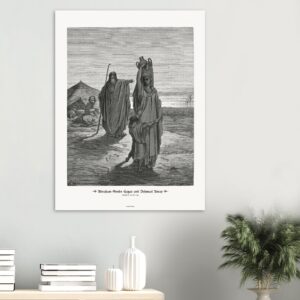 Abraham Sends Hagar and Ishmael Away — Genesis 21:01-14 — by Gustavo Doré — Museum-Quality Matte Paper Poster