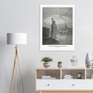 Jacob Tends Laban's Flocks and Meets Rachel — Genesis 29:01-20 — by Gustavo Doré — Museum-Quality Matte Paper Poster