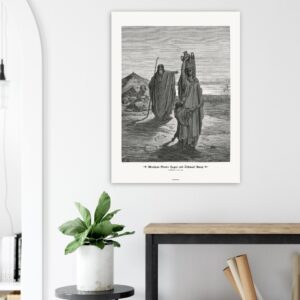 Abraham Sends Hagar and Ishmael Away — Genesis 21:01-14 — by Gustavo Doré — Museum-Quality Matte Paper Poster