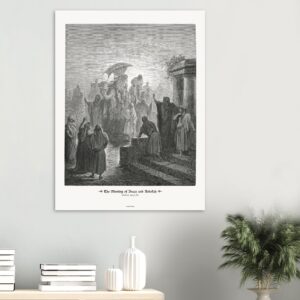 The Meeting of Isaac and Rebekah — Genesis 24:53-67 — by Gustavo Doré — Museum-Quality Matte Paper Poster