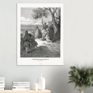 Noah Curses Ham and Canaan — Genesis 09:18-27 — by Gustavo Doré — Museum-Quality Matte Paper Poster