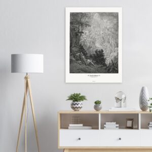 Jacob's Dream — Genesis 28:10-15 — by Gustavo Doré — Museum-Quality Matte Paper Poster