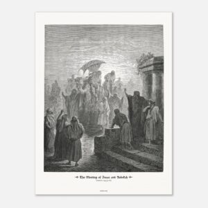 The Meeting of Isaac and Rebekah — Genesis 24:53-67 — by Gustavo Doré — Museum-Quality Matte Paper Poster