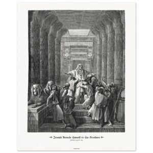 Joseph Reveals Himself to His Brothers — Genesis 45:01-24 — by Gustavo Doré — Museum-Quality Matte Paper Poster