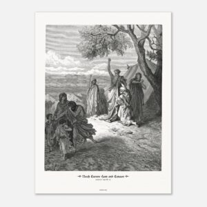 Noah Curses Ham and Canaan — Genesis 09:18-27 — by Gustavo Doré — Museum-Quality Matte Paper Poster