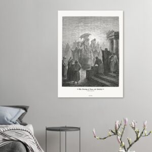 The Meeting of Isaac and Rebekah — Genesis 24:53-67 — by Gustavo Doré — Museum-Quality Matte Paper Poster