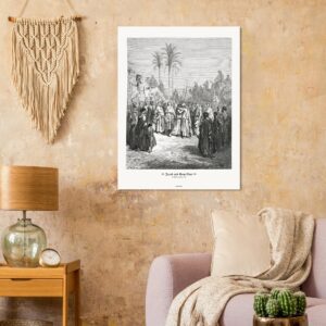 Jacob and Esau Meet — Genesis 33:01-20 — by Gustavo Doré — Museum-Quality Matte Paper Poster