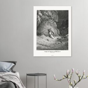 Hagar and Ishmael in the Wilderness — Genesis 21:14-20 — by Gustavo Doré — Museum-Quality Matte Paper Poster