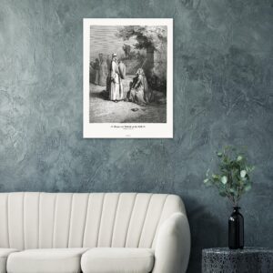 Eliezer and Rebekah at the Well — Genesis 24:10-26 — by Gustavo Doré — Museum-Quality Matte Paper Poster