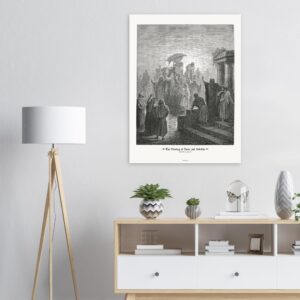 The Meeting of Isaac and Rebekah — Genesis 24:53-67 — by Gustavo Doré — Museum-Quality Matte Paper Poster