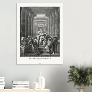 Joseph Reveals Himself to His Brothers — Genesis 45:01-24 — by Gustavo Doré — Museum-Quality Matte Paper Poster