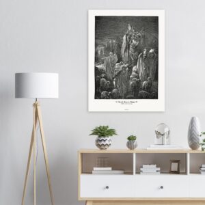 Jacob Goes to Egypt — Genesis 46:01-6,26-34 — by Gustavo Doré — Museum-Quality Matte Paper Poster