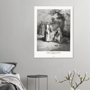Eliezer and Rebekah at the Well — Genesis 24:10-26 — by Gustavo Doré — Museum-Quality Matte Paper Poster