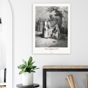 Eliezer and Rebekah at the Well — Genesis 24:10-26 — by Gustavo Doré — Museum-Quality Matte Paper Poster