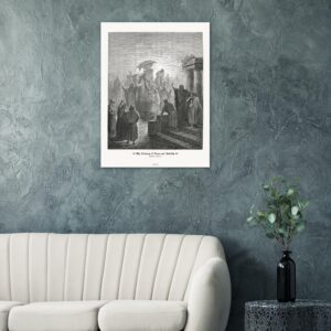 The Meeting of Isaac and Rebekah — Genesis 24:53-67 — by Gustavo Doré — Museum-Quality Matte Paper Poster