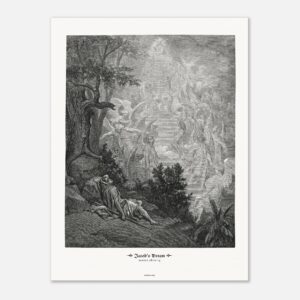 Jacob's Dream — Genesis 28:10-15 — by Gustavo Doré — Museum-Quality Matte Paper Poster