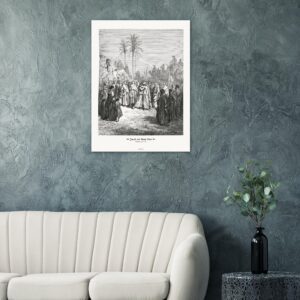 Jacob and Esau Meet — Genesis 33:01-20 — by Gustavo Doré — Museum-Quality Matte Paper Poster