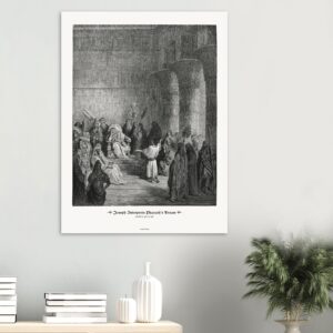 Joseph Interprets Pharaoh's Dream — Genesis 41:15-41 — by Gustavo Doré — Museum-Quality Matte Paper Poster