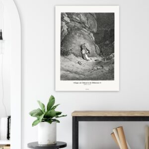 Hagar and Ishmael in the Wilderness — Genesis 21:14-20 — by Gustavo Doré — Museum-Quality Matte Paper Poster