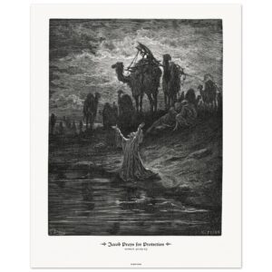 Jacob Prays for Protection — Genesis 32:09-23 — by Gustavo Doré — Museum-Quality Matte Paper Poster