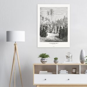 Jacob and Esau Meet — Genesis 33:01-20 — by Gustavo Doré — Museum-Quality Matte Paper Poster