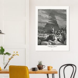 The Tower of Babel — Genesis 11:01-9 — by Gustavo Doré — Museum-Quality Matte Paper Poster