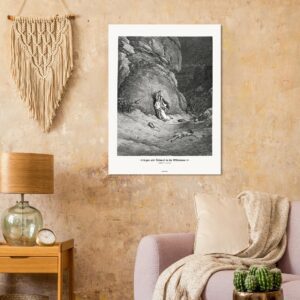 Hagar and Ishmael in the Wilderness — Genesis 21:14-20 — by Gustavo Doré — Museum-Quality Matte Paper Poster