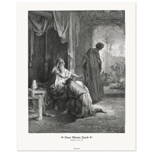 Isaac Blesses Jacob — Genesis 27:01-27 — by Gustavo Doré — Museum-Quality Matte Paper Poster